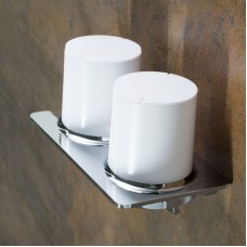 Дозатор для жидкого мыла Bemeta Organic 157109271 двойной Хром Белый