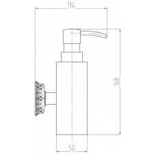 Дозатор 200 мл Milacio Alicante MC.918.BR