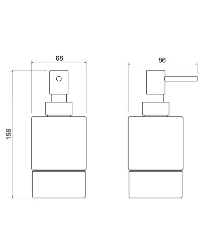 Дозатор для жидкого мыла Timo Saona 13239/17 Золото матовое