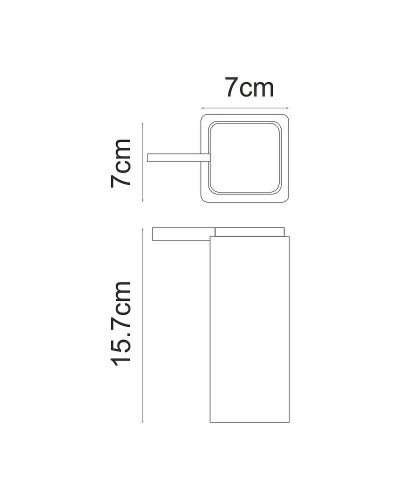 Дозатор для жидкого мыла WasserKRAFT Mosel K-4599 Черный
