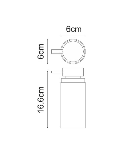 Дозатор для жидкого мыла WasserKRAFT Havel K-74991 Белый