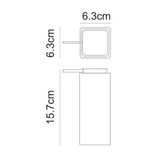 Дозатор для жидкого мыла WasserKRAFT Ems K-16991 Белый