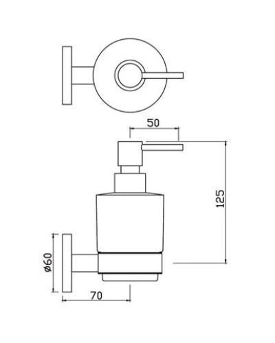 Дозатор Jaquar Continental ACN-CHR-1135N
