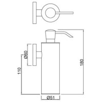 Дозатор Jaquar Continental ACN-CHR-1137N