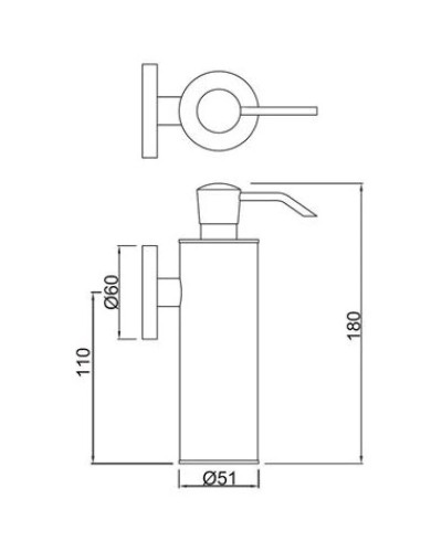 Дозатор Jaquar Continental ACN-CHR-1137N