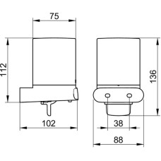 Дозатор 180 мл KEUCO Elegance New 11652010100