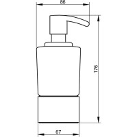 Дозатор мыльной пены 220 мл KEUCO Elegance New 11653019001