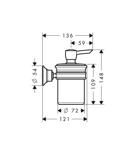 Дозатор 300 мл Axor Montreux 42019820