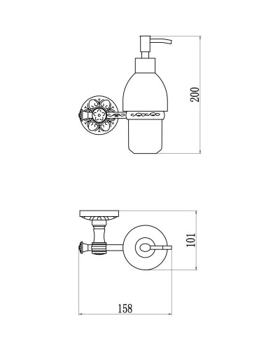 Дозатор Savol 58C S-005831C