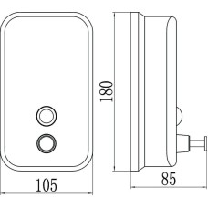 Дозатор 800 мл Savol S-00402