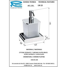 Дозатор Remer Lounge LN13CR