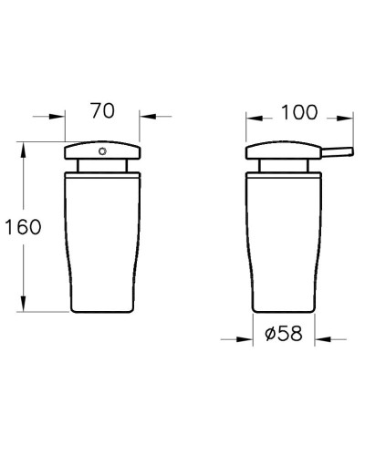 Дозатор 300 мл  Vitra Eternity A4487658