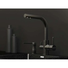 Дозатор 350 мл вороненая сталь Paulmark Kraft D003-GM