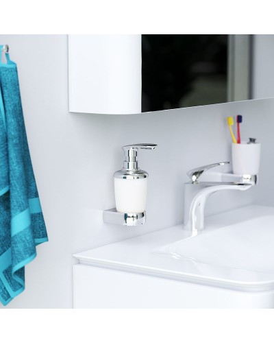 Дозатор жидкого мыла AM.PM Sensation A3036900 хром/матовое стекло