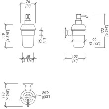 Дозатор Devon&Devon New York NY130CR