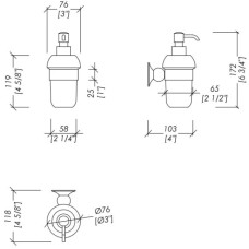 Дозатор Devon&Devon New York NY130CR