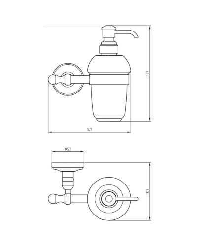Дозатор Migliore Mirella ML.MRL-M068.CRDO