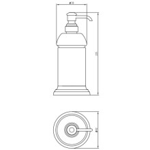 Дозатор Migliore Mirella ML.MRL-4412.BT