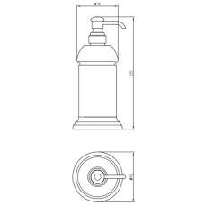 Дозатор Migliore Mirella ML.MRL-4412.BT