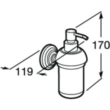 Дозатор Roca Carmen 817006001