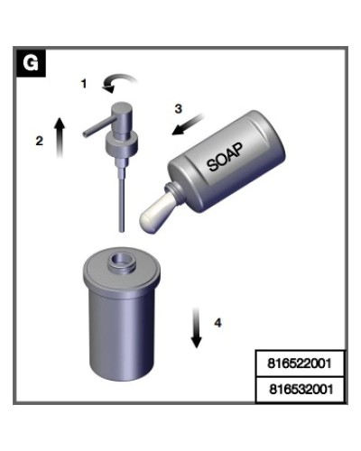 Дозатор Roca Nuova 816522001