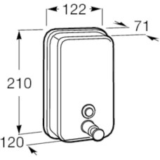 Диспенсер для мыла 1250 мл Roca Public 817405002