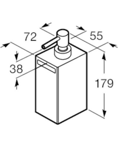 Дозатор Roca Rubik 816841024