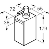 Дозатор Roca Rubik 816841001