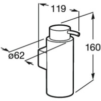 Дозатор Roca Superinox 817301002