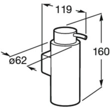 Дозатор Roca Superinox 817301002