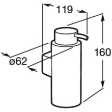 Дозатор Roca Superinox 817301002