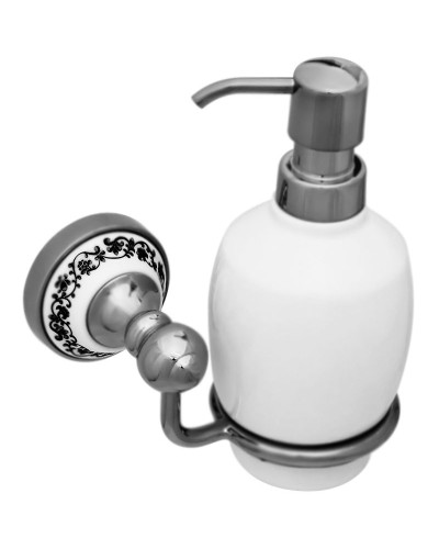 Дозатор жидкого мыла Fixsen Bogema FX-78512 Хром Белый