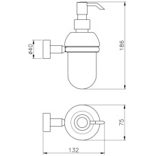 Дозатор Nicolazzi Minimale 1489MCR