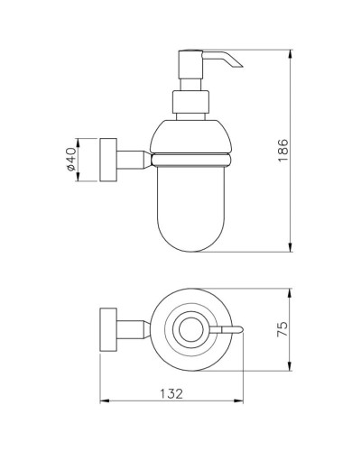 Дозатор Nicolazzi Minimale 1489MCR