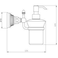 Дозатор Nicolazzi Impero 1489CR36