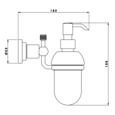 Дозатор Nicolazzi Arena 1489CR44