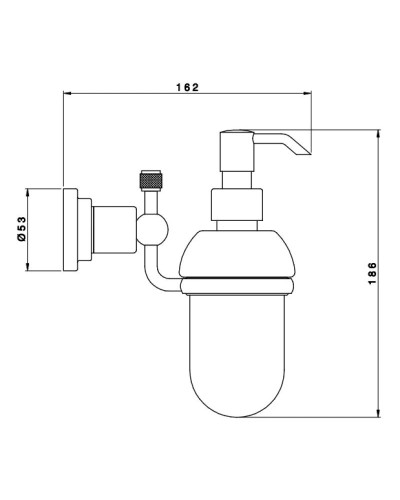 Дозатор Nicolazzi Arena 1489CR44