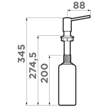 Дозатор Omoikiri OM-02 CA карамель 4995038