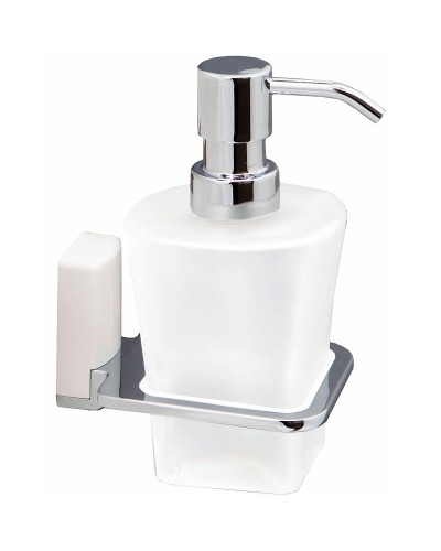 Дозатор для жидкого мыла WasserKRAFT Leine K-5099W Хром Белый