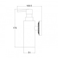 Дозатор для жидкого мыла Bronze de Luxe Windsor K25027 Бронза