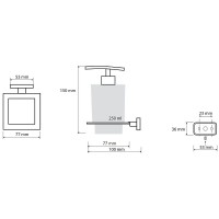 Дозатор для жидкого мыла Bemeta Niki 153209049 Хром