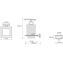 Дозатор для жидкого мыла Bemeta Niki 153209049 Хром
