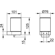 Дозатор 280 мл KEUCO Plan 14951370000