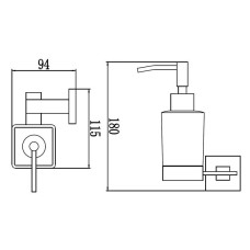 Дозатор 300 мл Savol 65A S-06531A