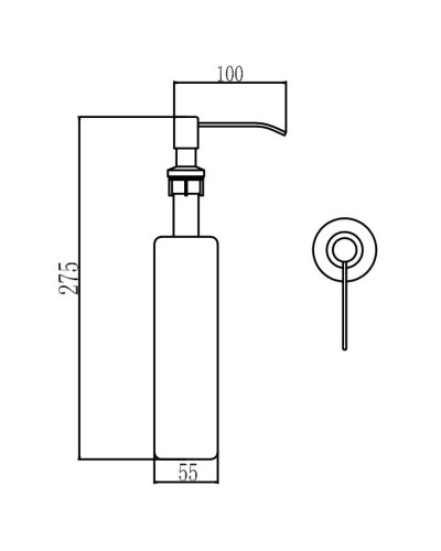 Дозатор 380 мл Savol S-ZY001L
