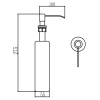 Дозатор 380 мл Savol S-ZY001Q