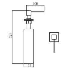 Дозатор 380 мл Savol S-ZY002L
