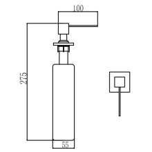 Дозатор 380 мл Savol S-ZY002Y