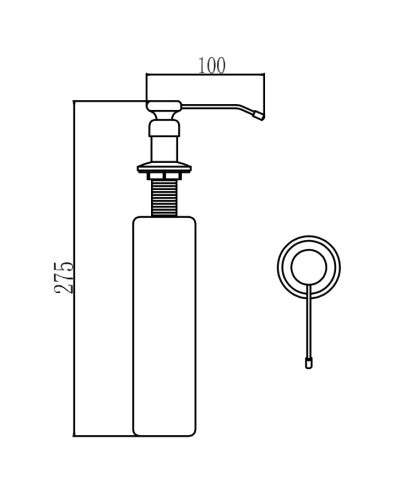Дозатор 380 мл Savol S-ZY003H
