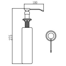 Дозатор 380 мл Savol S-ZY003L